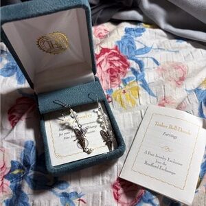 RARE- Tinkerbell Silver Earrings